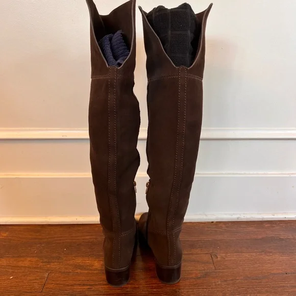 Coach Lucia over-the-knee suede boots - Picture 3 of 6